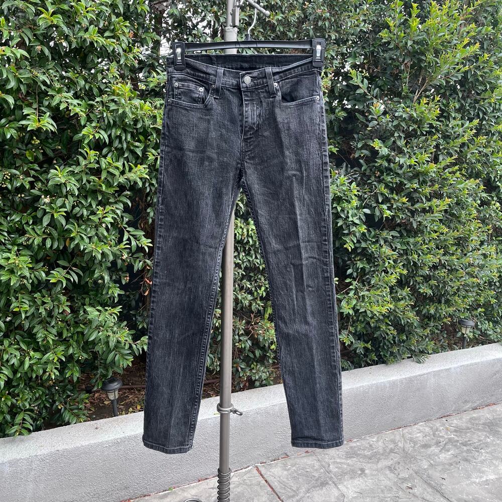 Levi’s 514 Men’s 30x32 Black Straight Fit Jeans Dark Wash Denim